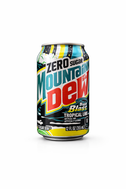 Mountain Dew Baja Blast Tropical Lime ZERO - US