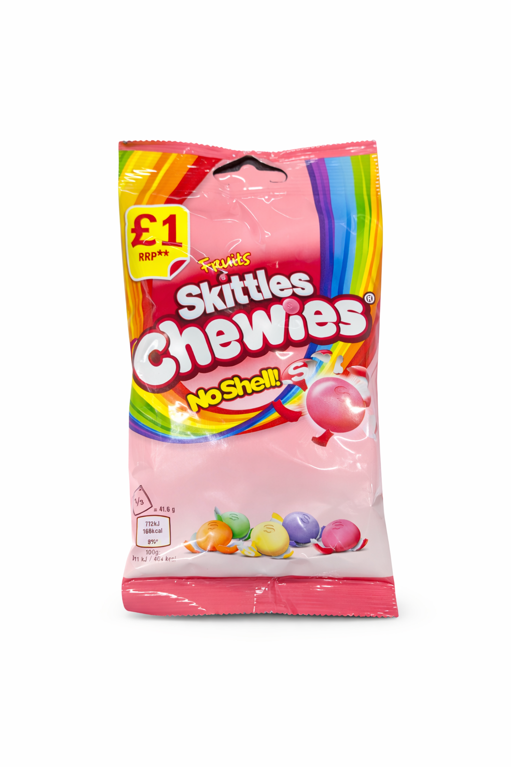 Skittles No Shell Chewies - UK