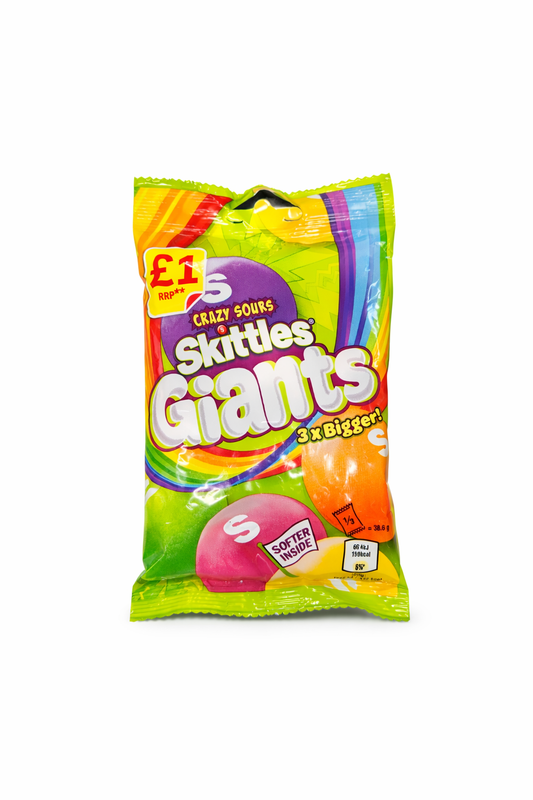 Skittles Giants Crazy Sours - UK